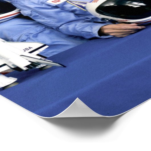 Poster Héros De La Navette Spatiale Challenger Catastroph (Coin)