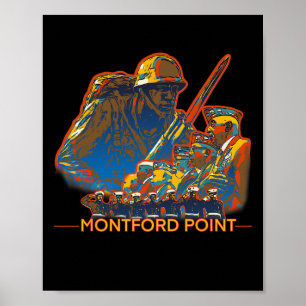 Poster Héros De Montford Point inventeurs noirs Noir Son