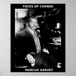Poster Héros du Mois de l'Histoire Noire - Marcus Garvey
