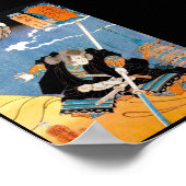 Poster héros japonais légendaire cool guerrier samouraï a (Coin)