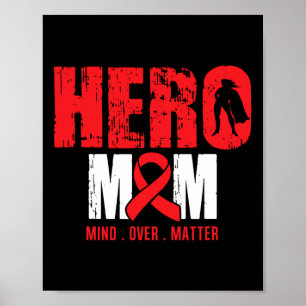 Poster Héros Maman - Faucille Cellule Anémie Soutien R