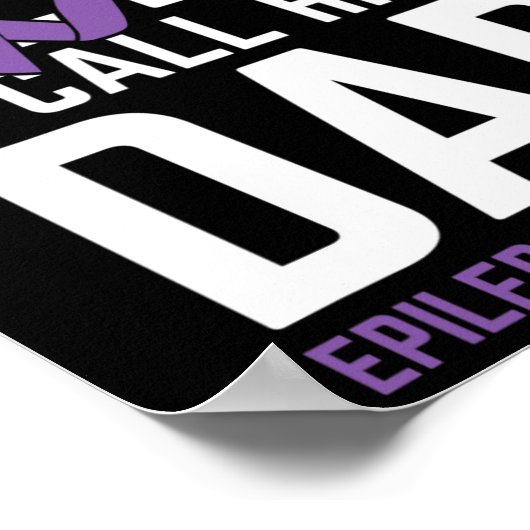 Poster Héros Papa Epilepsy Sensibilisation Epilepsie Pati (Coin)