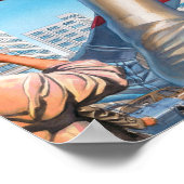 Poster Héros ultra géant homme Anime (Coin)