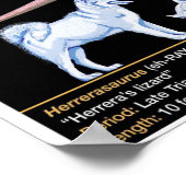 Poster Herrerasaurus - Biology Dinosaur Jurassic (Coin)