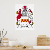 Poster Herrick Family Crest (Cuisine)