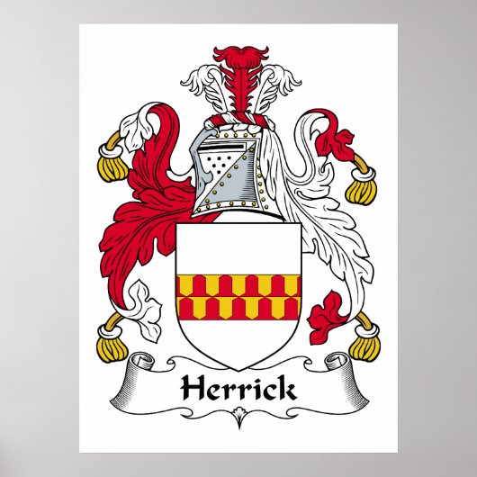 Poster Herrick Family Crest (Devant)