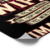 Poster He's Not Imaginary Funny Hvac Tech Wife Women Girl (Coin)