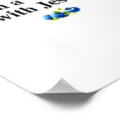 Poster He's On A Work Trip With Jesus Christian (Coin)