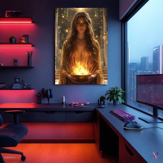 Poster Hestia, déesse du coeur - Gardien