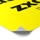 Poster - Het moderne alfabet (Hoek)