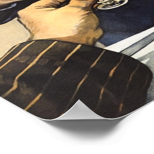 Poster HET - Propagande soviétique anti-alcool - 1954 (Coin)