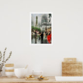 Poster het van de binnenstad van Chicago (Keuken)
