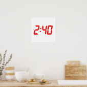 Poster Heure 2:40 (Cuisine)