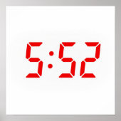 Poster Heure 5:52 (Devant)