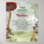 Poster Heure Capsule Forest Fairy First Magic One Birthda (Devant)