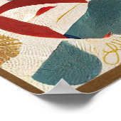 Poster Heure Cocktail Mi-Siècle - Nouvel An (Coin)