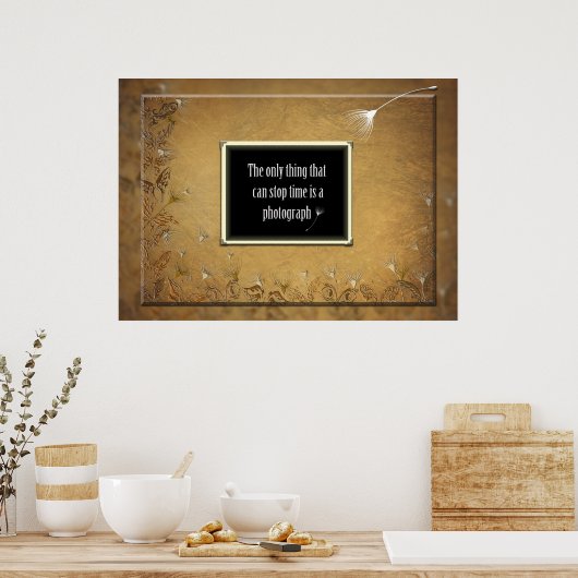 Poster Heure d'arrêt (Cuisine)