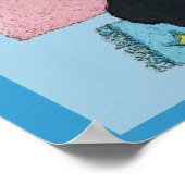 Poster Heure de bain Abstraite (Coin)