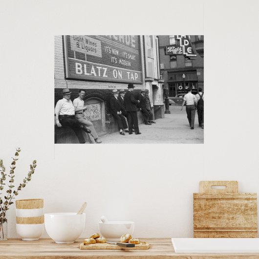 Poster Heure de la mort à Butte, 1939 (Cuisine)