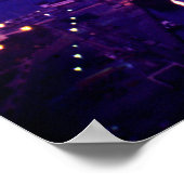 Poster Heure de la nuit, Malaga, Espagne (Coin)