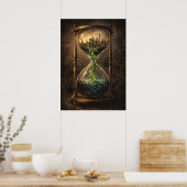 Poster Heure de liquidité du marché Verre à sable Jour de (Cuisine)