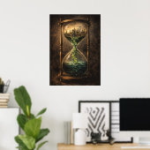 Poster Heure de liquidité du marché Verre à sable Jour de (Bureau à domicile)