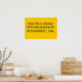 Poster Heure de modification (Cuisine)