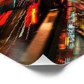 Poster Heure De New York Lumières Carré De Nuit (Coin)