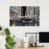 Poster Heure de pointe (Bureau à domicile)