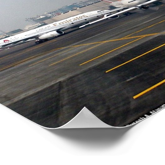 Poster Heure de pointe du matin à Dubaï (Coin)