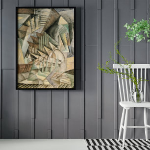 Poster Heure de pointe, New York par Max Weber, Cubisme V