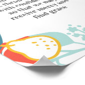 Poster Heure de printemps douce modifiable (Coin)