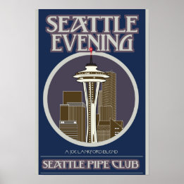 Poster Heure de Seattle Imprimer