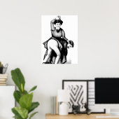 Poster Heure de spanage Pop Art (Bureau à domicile)