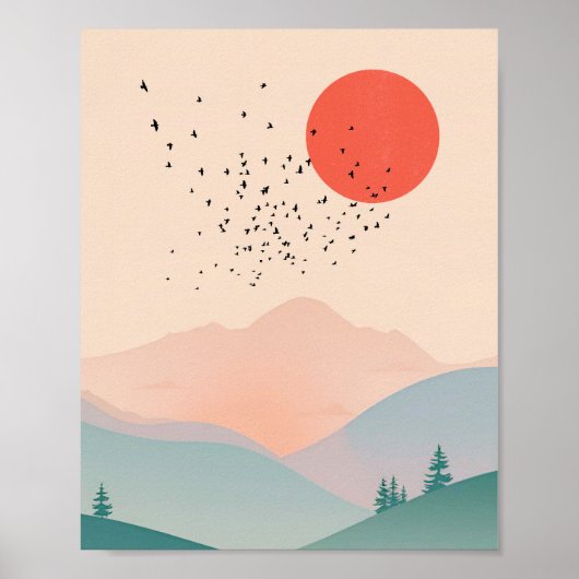 Poster heure des montagnes (Devant)