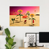 Poster Heure d'été (Bureau à domicile)