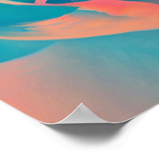 Poster Heure d'or en août (Coin)