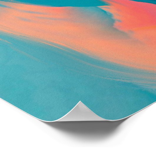 Poster Heure D'Or En Août Version 2 (Coin)