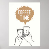 Poster Heure du café (Devant)