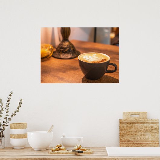 Poster Heure du café (Cuisine)