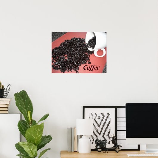 Poster Heure du café (Bureau à domicile)