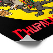 Poster Heure du parti Chupacabra Cinco De Mayo (Coin)