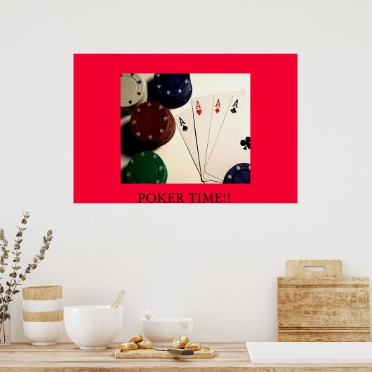 POSTER HEURE DU POKER ! ! (Cuisine)