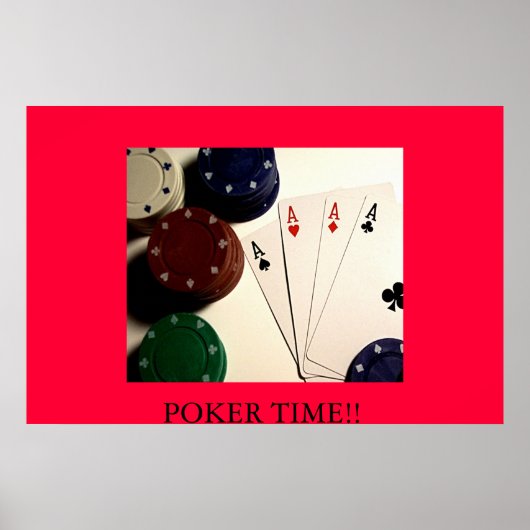 POSTER HEURE DU POKER ! ! (Devant)