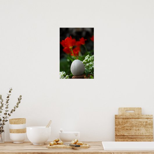 Poster Heure du printemps Zen (Cuisine)