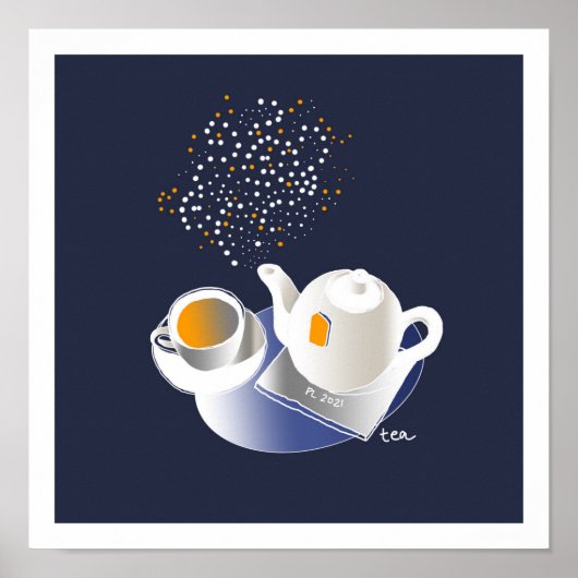 Poster Heure du thé (Devant)