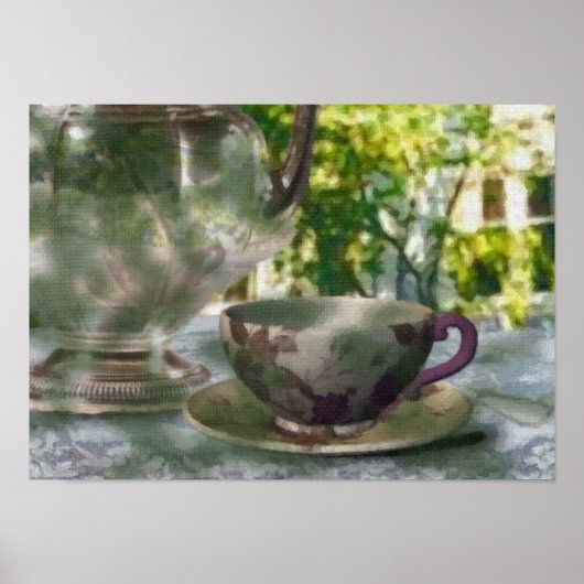 Poster Heure du thé (Devant)