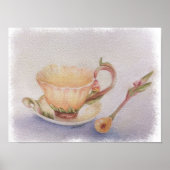 Poster Heure du thé du matin (Devant)