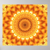 Poster Heure énergie Mandala Canvas Imprimer (Devant)