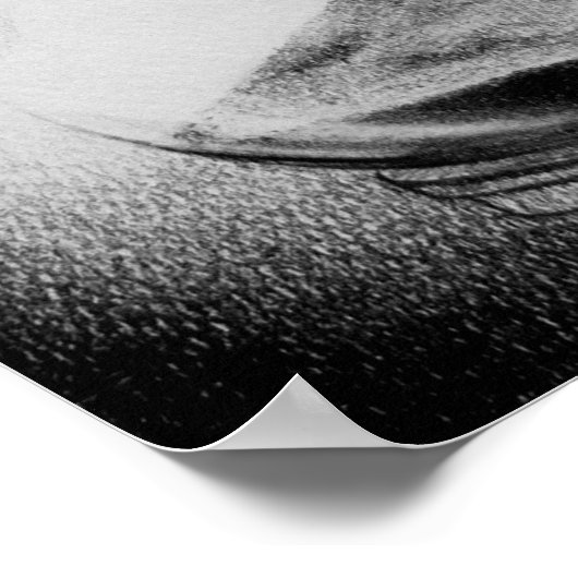 Poster Heure Hébreuse mains Crayon dessin Surreal art (Coin)